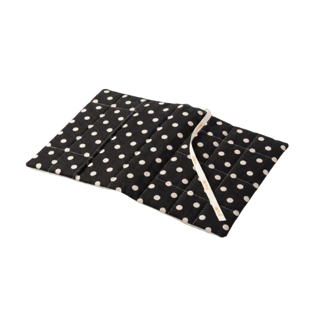 Quilted Fabric Book Cover Stripe Diary Book Jacket Cute Polka Dot Book Protector Student