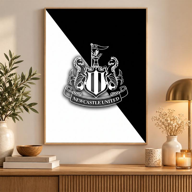 Newcastle United Football Diamond Painting Kit 5D Full Drill DIY Diamond Mosaic Wall Art Home Decor