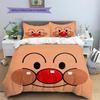 Anpanman Classic Bedding Set Duvet Cover Pillowcase No Filler, Soft Home Bedroom Decor, Perfect Gift for Fans.chl