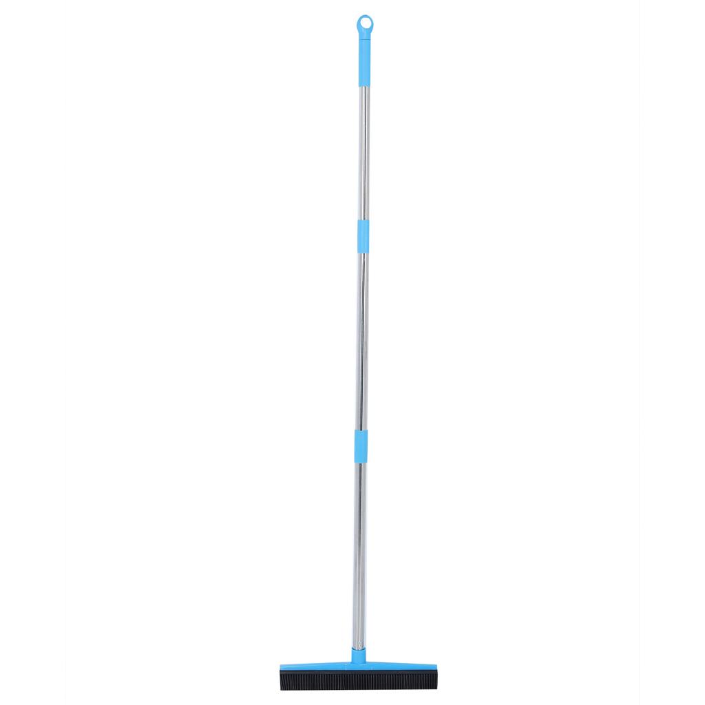 Multifunction Telescopic Floor Carpet Broom Pet Hair Dust Removal Cleaner Sweeper Cleaning