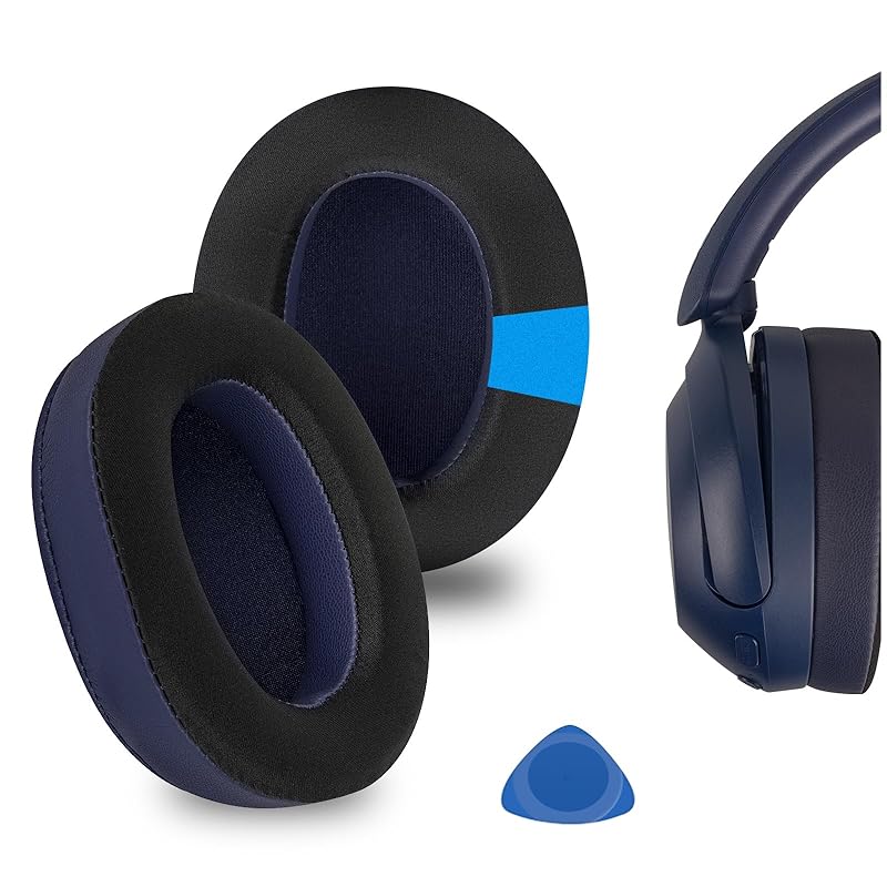 

Geekria ear pads Sport compatibility pad sony SONY WH-XB910N Compatible with headphones ear/ear cup cooling gel (blue)