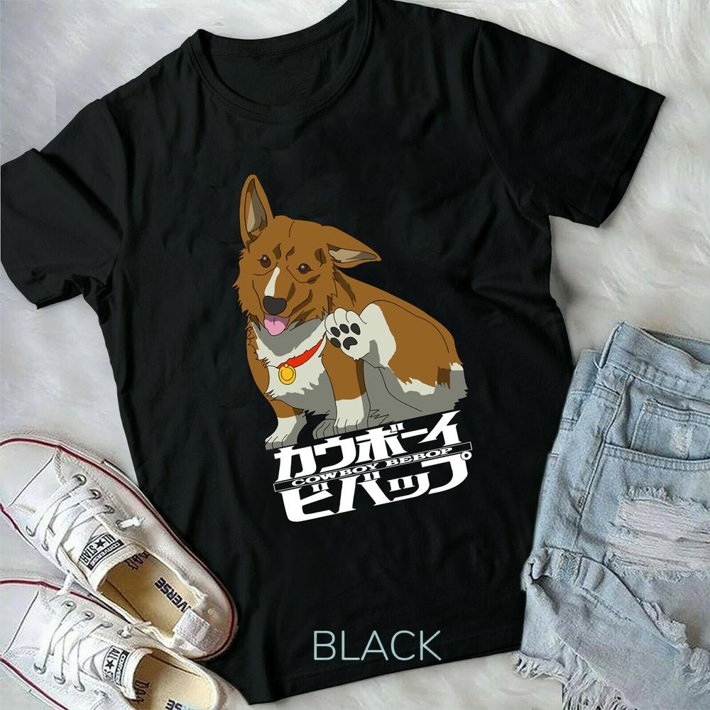 

Corgi Ein Cowboy Bebop T-Shirt, Cowboy Bebop Anime,new unisex T-shirt 2XL