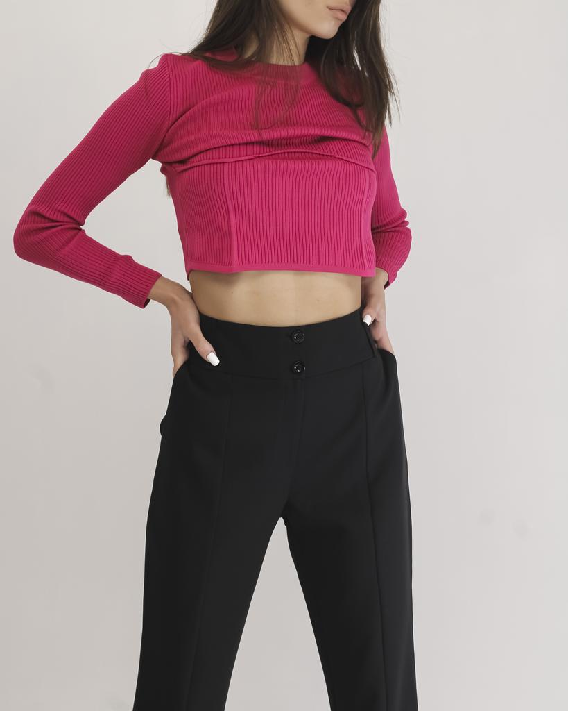 High-waisted Trousers Fi More 1193 36 Black
