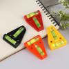 2Pcs Mini T Type Spirit Level Measurement Instrument Triangular Level T-Type Spirit Bubble Shell Plastic Measuring Tools