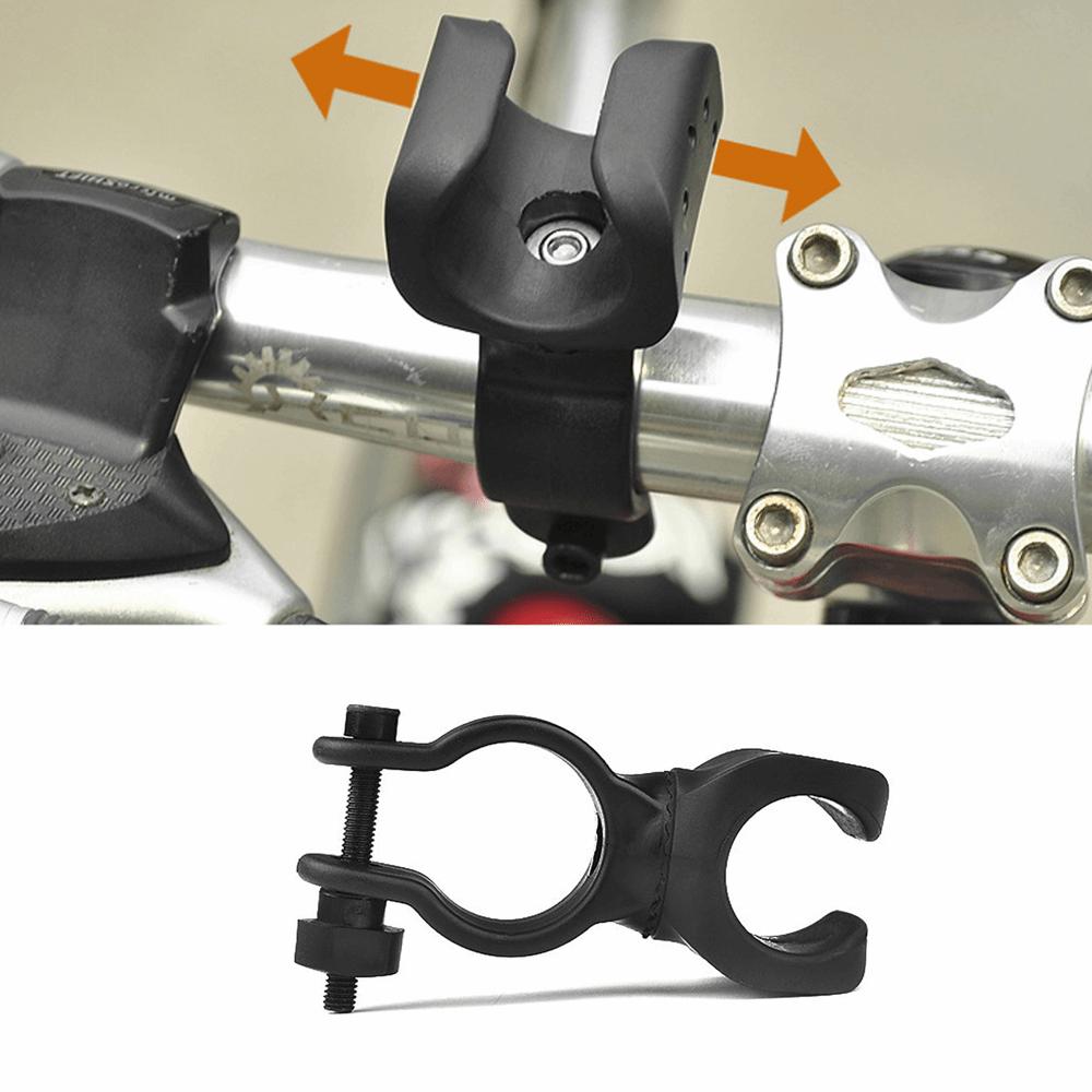 8PCS 360 Degree Rotation Bike Flashlight Mount Bike Handlebar Flashlight Mount  Electric Wheelchair
