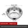 Stainless Steel Basin, Large/Extra-Large: Ideal for Washing Vegetables, Mixing Dough, or Bathing.