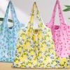 Grocery Bags, Foldable Fashion Washable Shopping Bags, Large Boho Bags for Groceries, Bulk Market Cloth Storage Bags