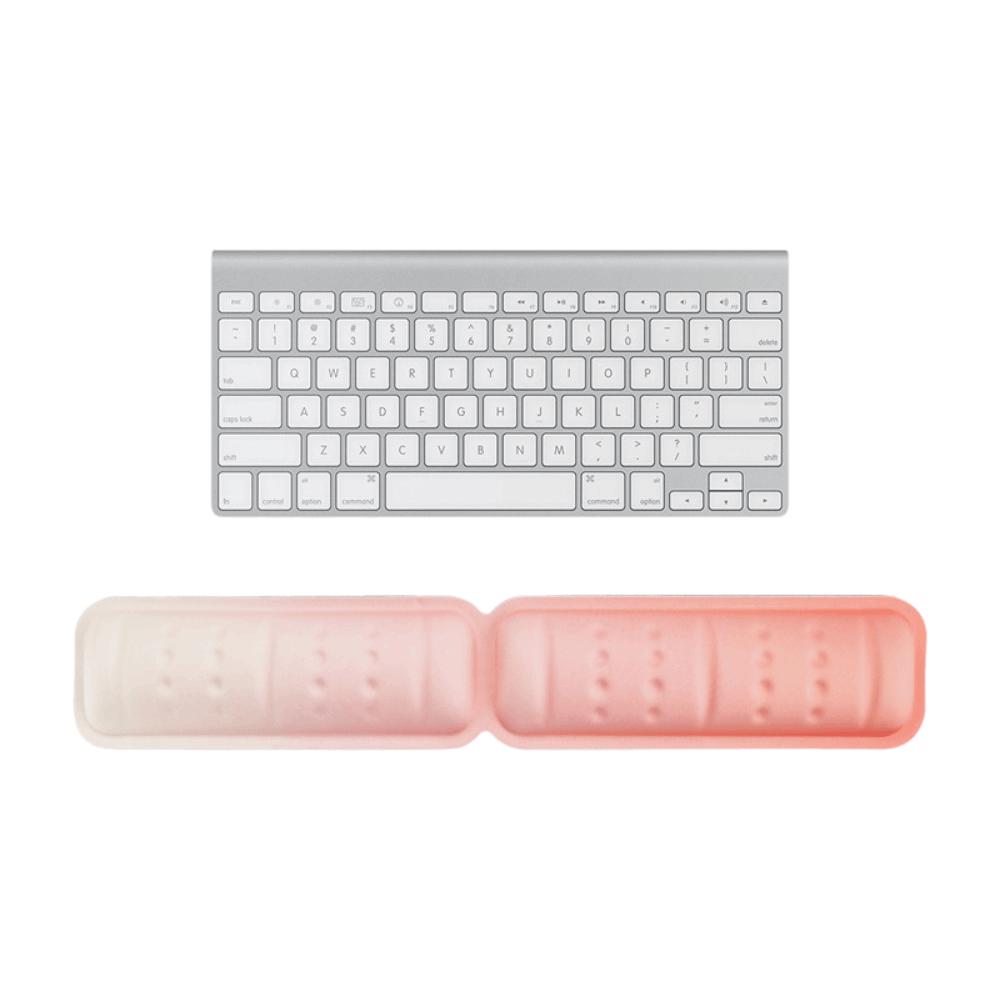 Soft Wrist Support Pad Non-Slip Base Mouse Pad Breathable Keyboard Wrist Support Desktop