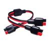 30A/45A Plug Connector 14AWG Solar Panel Outdoor Power Battery Plug Line for Portable RV Electric Vehicles 1 To 2 Power Cable