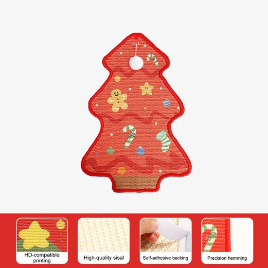 Wall Cat Scratching Mat Sisal Wall-mounted Cat Scratcher Furniture Protector Festive Decor Cat Scratch Mat for Walls Couches Cabinets Doors