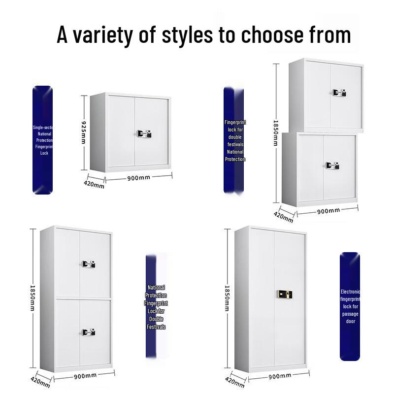 Yujinmao Steel Security File Cabinet with Fingerprint & Electronic Lock
