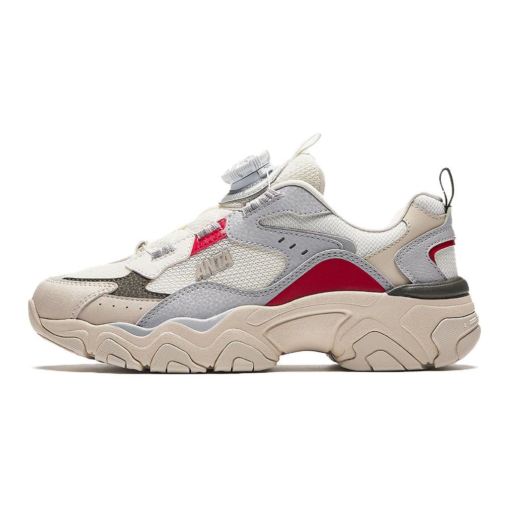 Anta Удобные амортизирующие прочные повседневные кроссовки для детей Светло-серые 312418809R-3 40