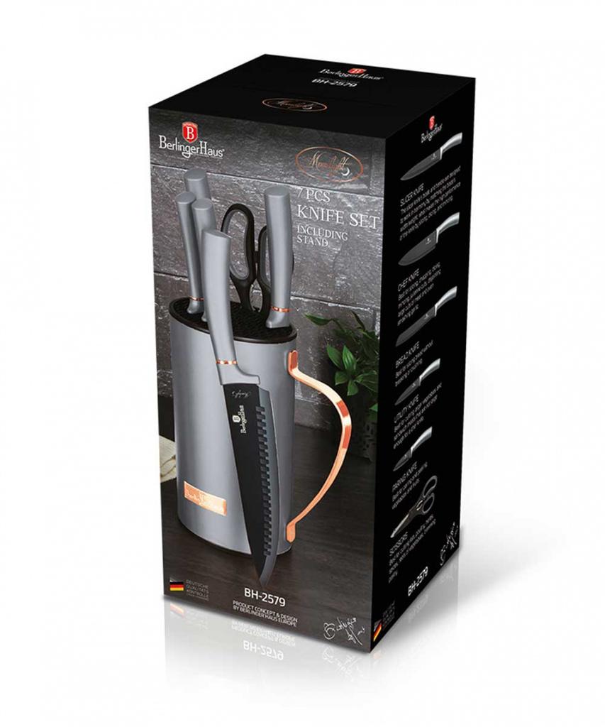 BERLINGER HAUS BH-2579 KNIFE SET IN STAND