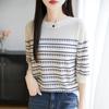 Women Knit T-shirt MODERN NEW SAGA Summer Knitted Shirt Short Sleeve Tees O-neck Patchwork Pullover Knit Tops