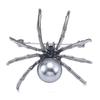 European & American Style Rhinestone Spider Brooch - Vintage High-End Unisex Clothing Accessory