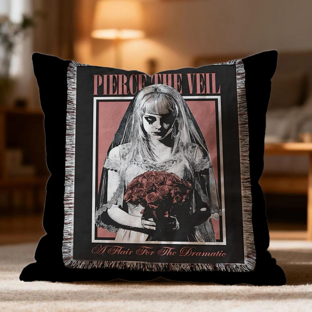 Popular PPierce The Veiler Cushion Cover Soft Washable Pillow Case Multi-Scene for Couch Bed Travel Office Use