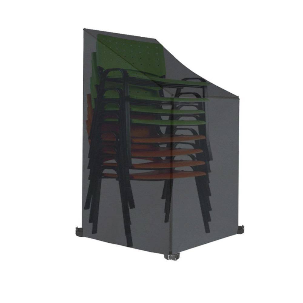 Anti-UV Chair Covers 210D Oxford Fabric Stackable Chair Covers Furniture Protector  Garden Outdoor