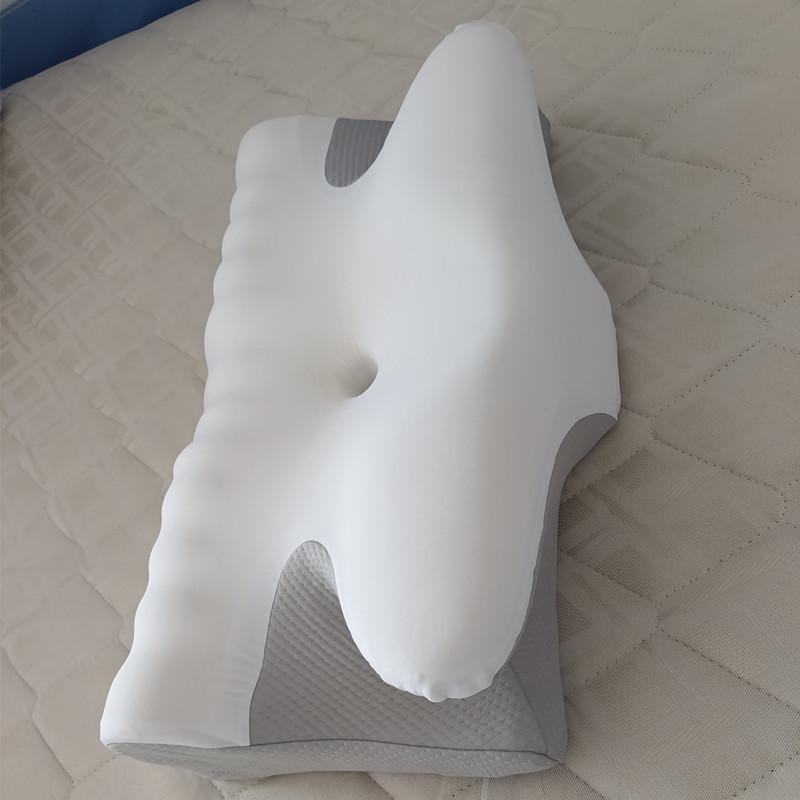 Ergonomic Cervical Contour Neck Pillows For Neck Pain Relief Memory Foam Bed Pillow Neck Pillow with Cooling Pillowcase