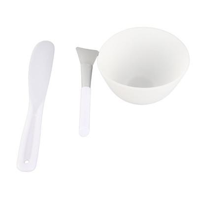 Set di 3 pezzi Strumento per maschera fai da te Ciotola per maschera in silicone Pennello per maschera Set spatola Set di strumenti per miscelare maschere fai da te