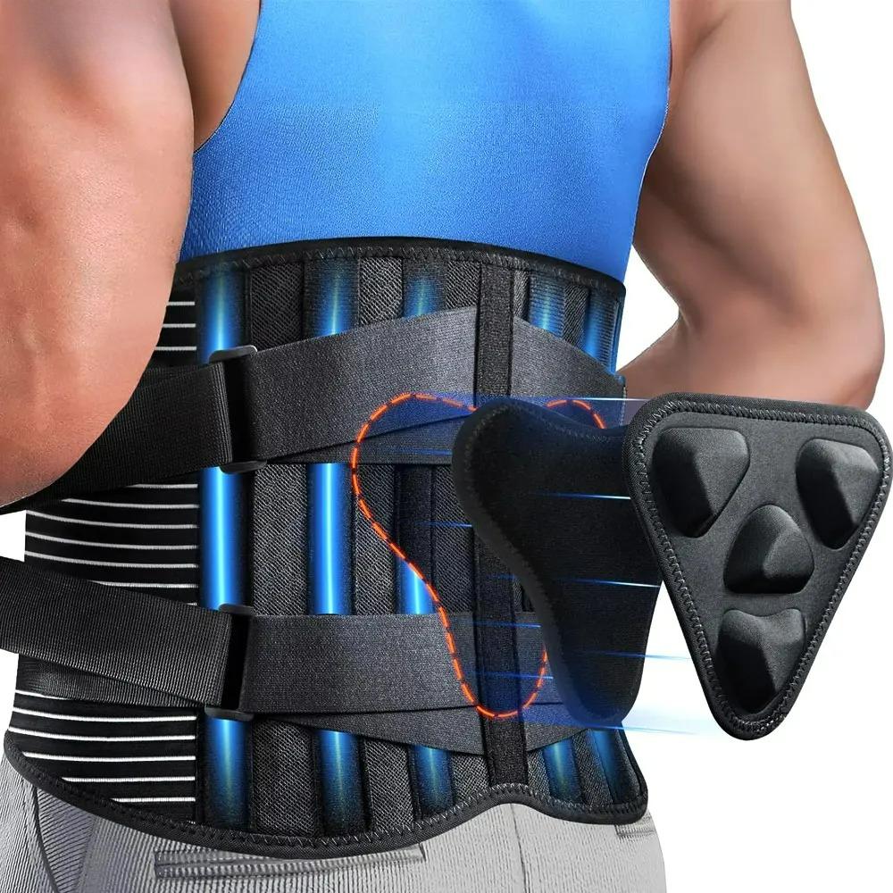 Adjustable Back Brace for Men Women Breathable Waist Lumbar Lower Back Support Belt for Sciatica Herniated Disc Scoliosis