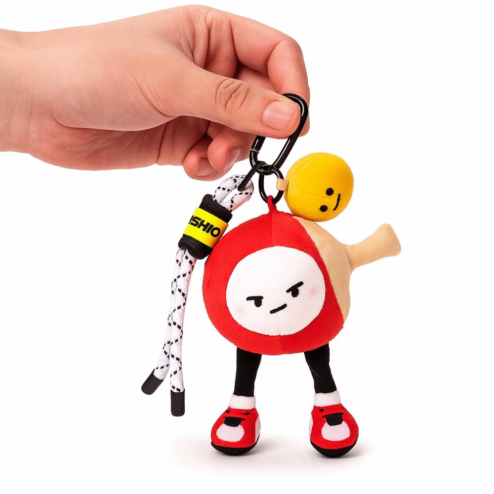 Fluffy Table Tennis Doll Pendant PP Cotton Sports Plush Keychain  Birthday Xmas Gift