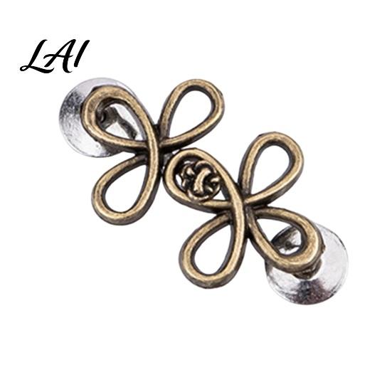 Jeans Waist Tightener Six-Leaf Pants Button Detachable Loose Button Pin Tightening Pins No Sewing Required Buckle Clothing Accessories Easy