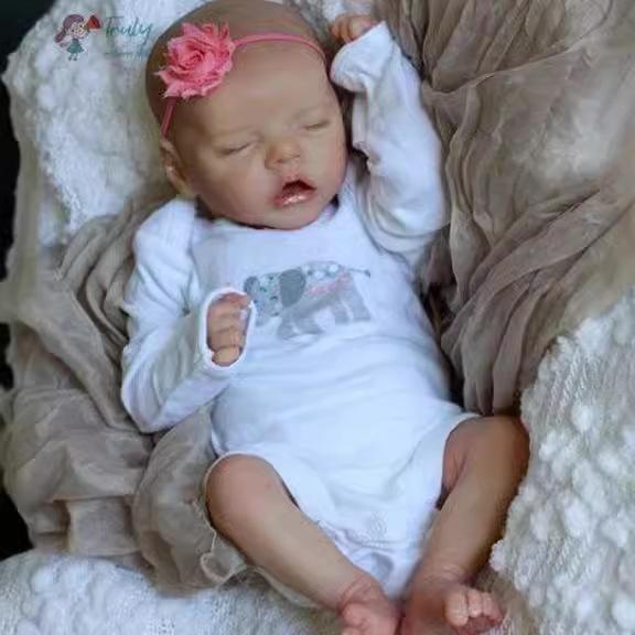 18-inch TWINA Simulation Baby Rebirth Doll Cross-border E-commerce Supply Hand-painted Venous Blood Visible