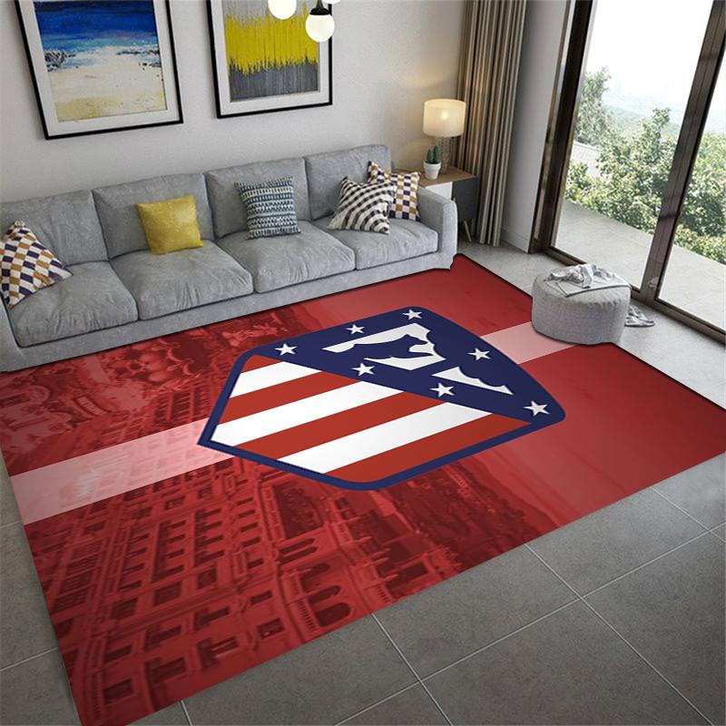 Atletico Madrid Carpet Rug for Living Room Bedroom Home Sofa Decoration,Kids Play Non-slip Floor Mat