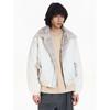 Blaexit American-Style Faux Mink Fur Collar Mountain Carving Jacket for Men, Thickened Winter Quilted Short Cotton Jacket