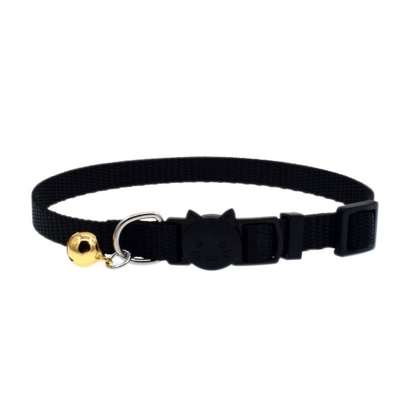 Katzenhalsband mit Glöckchen Sicherheitsverschluss Kätzchen Kleine Hunde Katzen Verstellbare Nylonhalsbänder Haustierbedarf.