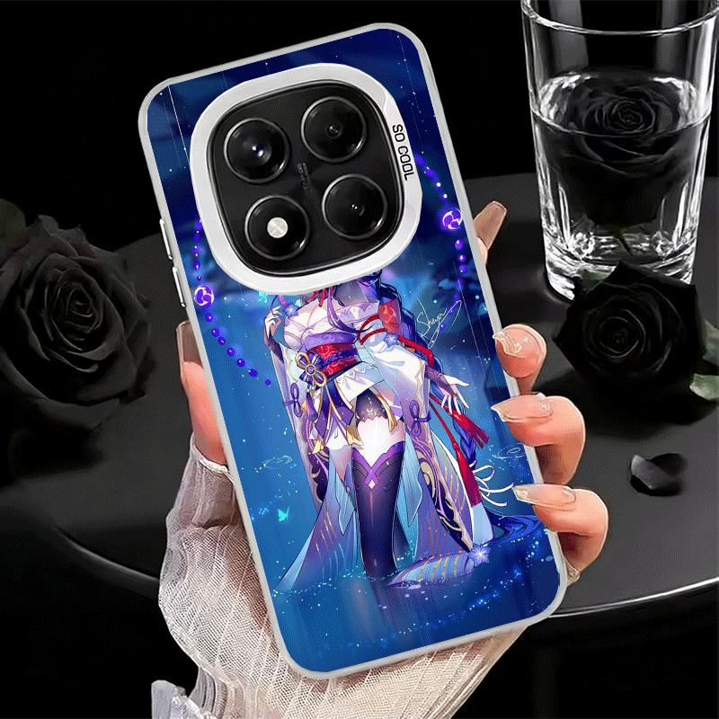 

Genshin Impact Raiden Shogun Soft Phone Case for Xiaomi Redmi Note 13 14 15 Pro Plus 12S 12 11S 11 11T 10S 10 Shockproof Cover B Redmi Note13ProPlus
