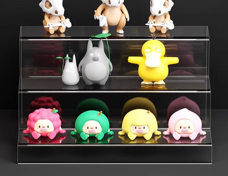 Transparent Acrylic Multi-layer Display Stand for Figures and Blind Boxes
