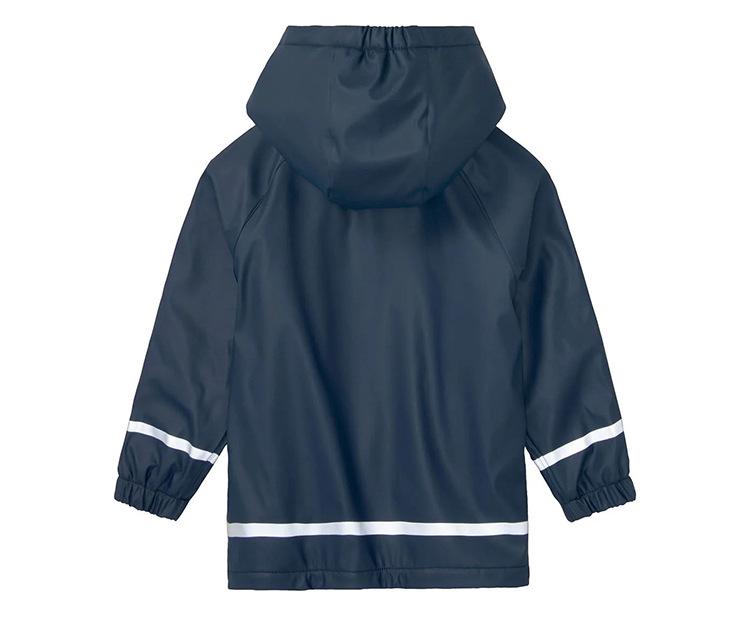 Chaqueta Impermeable de PU con Forro de Terciopelo para Niños y Niñas en Jardín de Infancia – Perfecta para Primavera y Otoño.