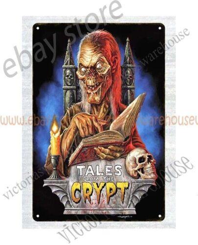 haunted garage ideas Tales from the Crypt horror movie poster metal tin signAluminum 20x30cm(7.8x11.8inch)