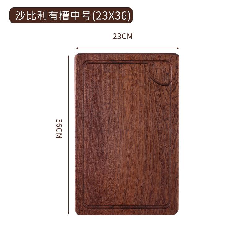 Ebony Wood Cutting Board,Kitchen Chopping Board,22mm Thick Cutting Board For Steak Fruit Vegetable Kitchen Accessories