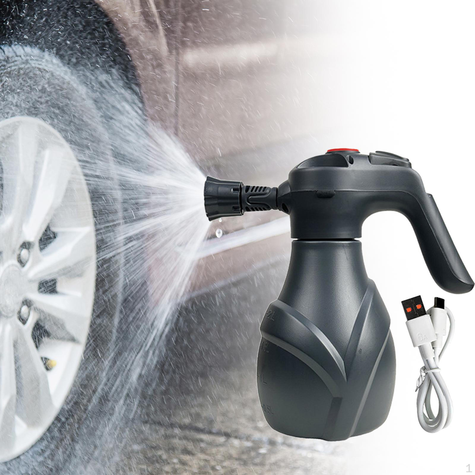 

Electric Pressurized Foam Sprayer Cleaning Tool Household Car Washing Accessory for Detailing