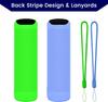 2-Pack Glowing Green + Glow Blue Remote Cover for Amazon Fire TV Stick 4K Select, 4K Plus, HD, 3rd Gen., 4K Remote Controls,   Lanyard, GITD!