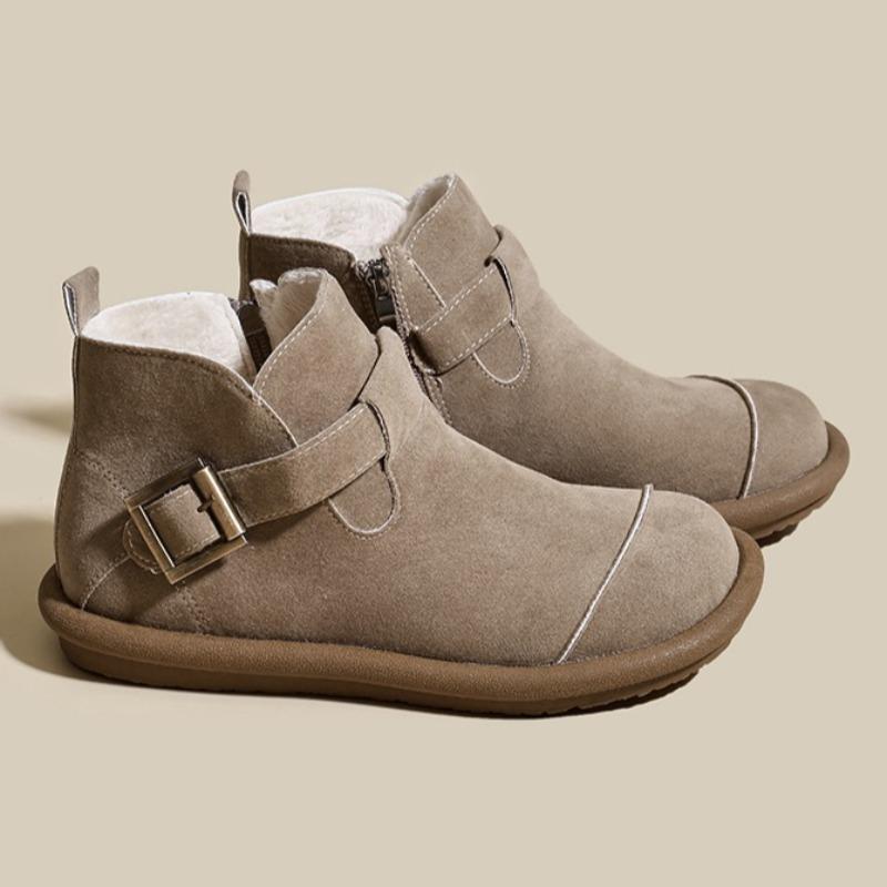 

Модные балетки Женские ботильоны с пряжкой 2025 Зимняя повседневная обувь Модные уютные кроссовки Дизайнерские классические ботильоны Новые нарядные Zapatos 35