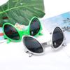 Occhiali Divertenti da Alieno Uomo Donna Moda Lenti Arcobaleno Occhiali da Sole Vacanza Festa da Ballo Forme Alternative Occhiali Accessori per Feste