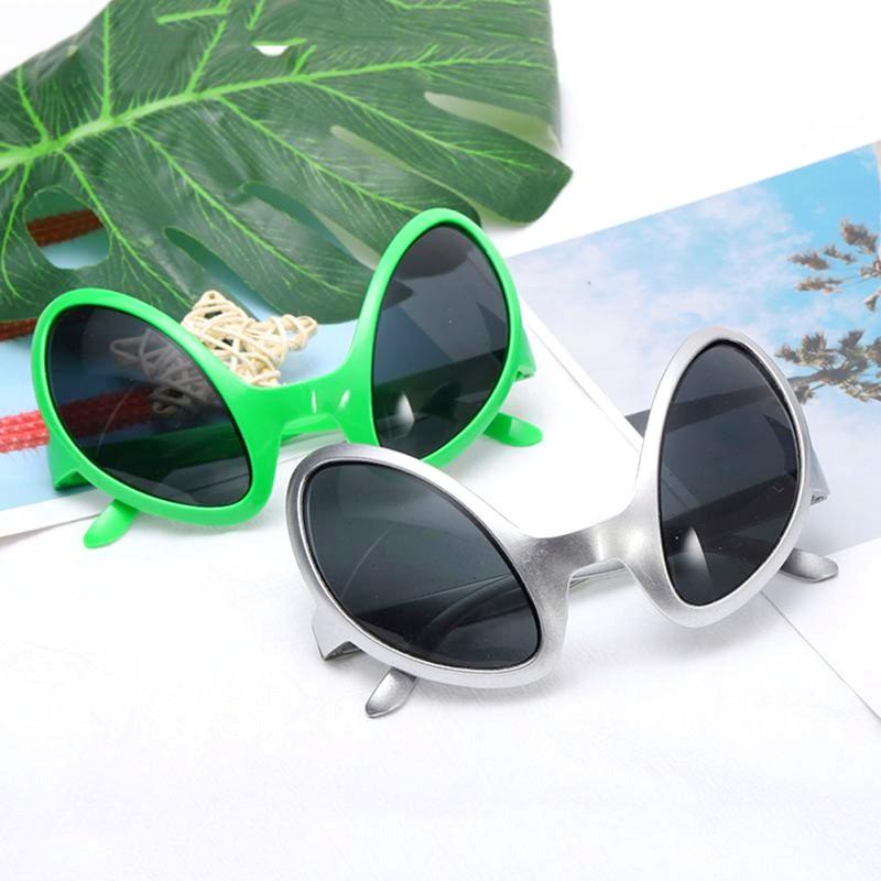 Occhiali Divertenti da Alieno Uomo Donna Moda Lenti Arcobaleno Occhiali da Sole Vacanza Festa da Ballo Forme Alternative Occhiali Accessori per Feste