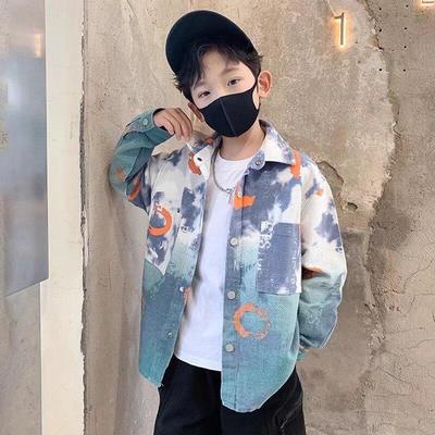 Boys' 2025 Trendy Autumn Baseball Jacket - Street Style Fashion for Big Kids