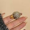 Geometric Eagle Shape Ring Cool Chunky Ring Personality Exaggerated Ring  Couple