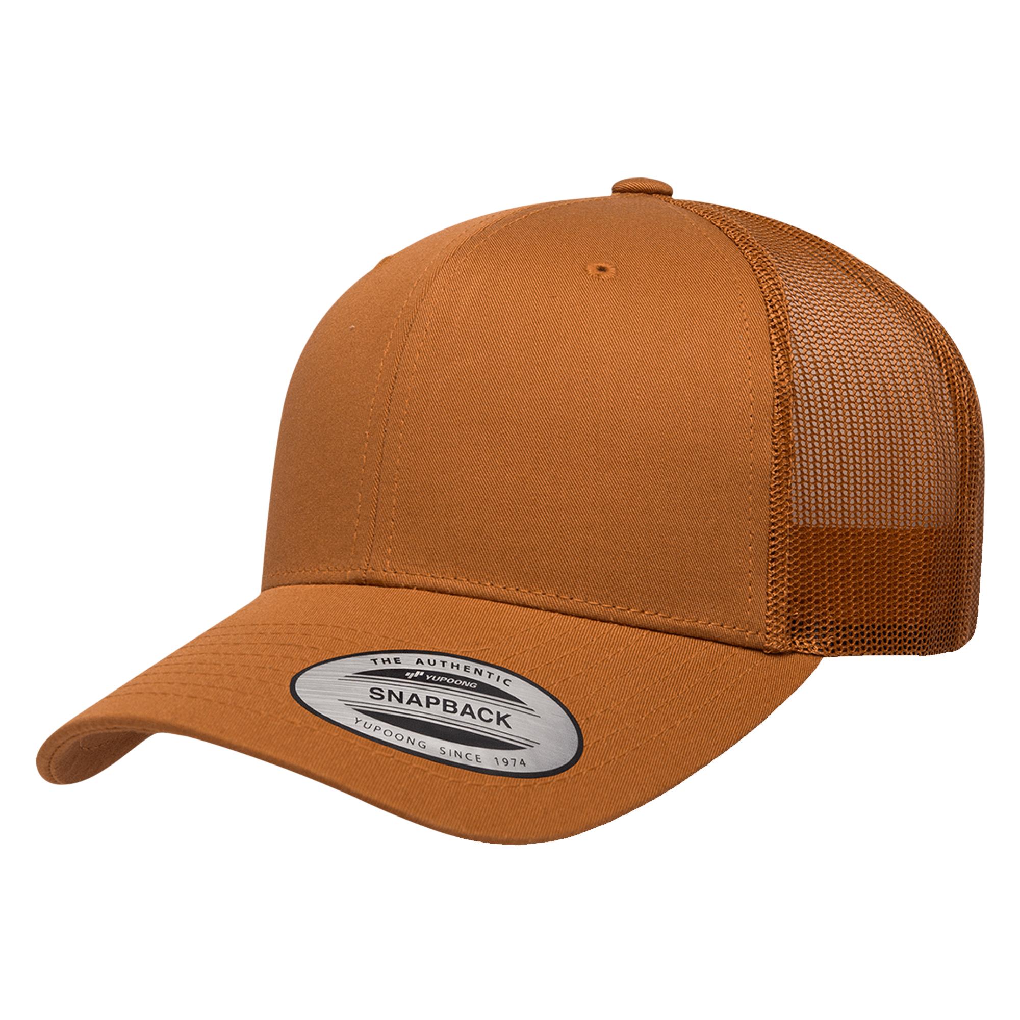Yupoong Flexfit Retro Snapback Truckerpet One Size toscaanse bruine kleur