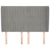 VidaXL Headboard with Ears Light Grey 147x23x118-128 Cm Velvet3118242