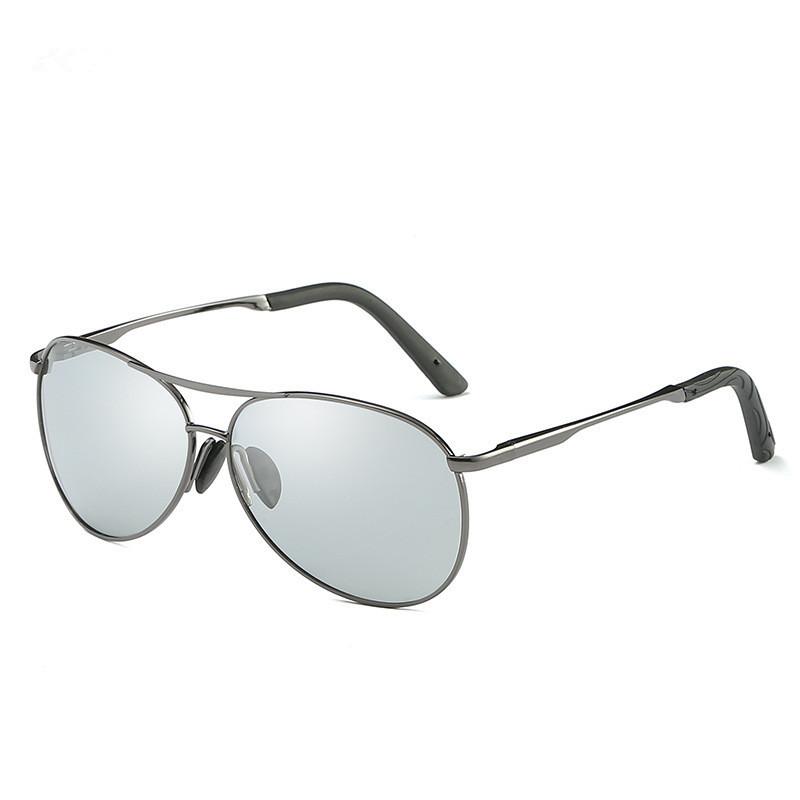 High Quality Men'S Polarized Sunglasses Fishing Retro Sunglasses Color Changing Day And Night Night Vision Glasses Toad