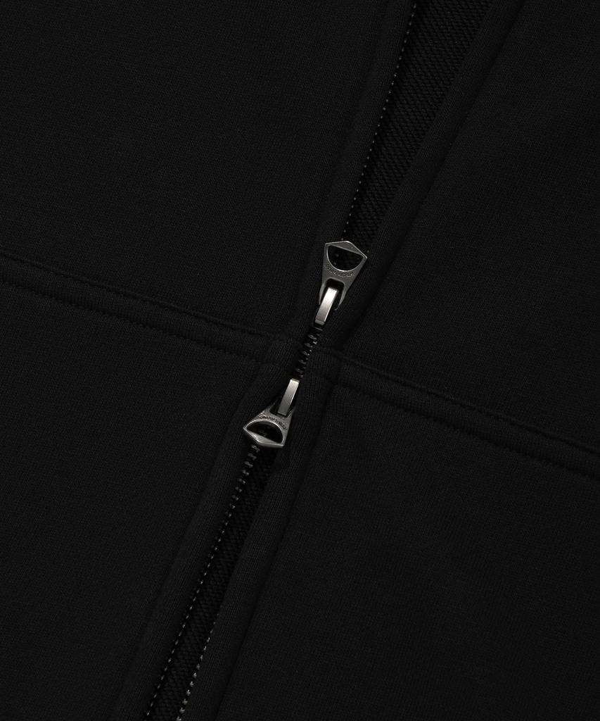 Wacky Willy Graphic Kiki Wappen Zip-Up Hoodie Black