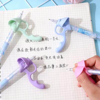 Pencil Grips for Kids Ergonomic Writing Aid for Correct Tripod Grasp Soft TPR Silicone Finger Grippers for Kindergarten Beginners