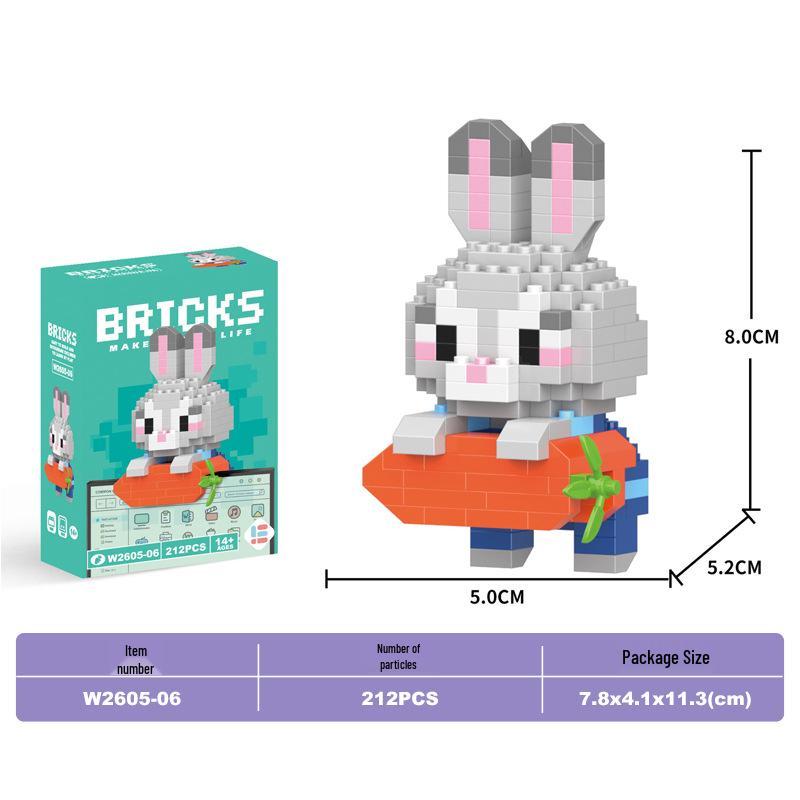 Santa Claus Micro Bricks Educational Toy - Compatible with LEGO, Building Blocks for Kids