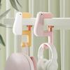 Handbag Hook Hanger for Table Portable Folding Under Desk Headphone Holder Cartoon Duck Purse Backpack Hanger