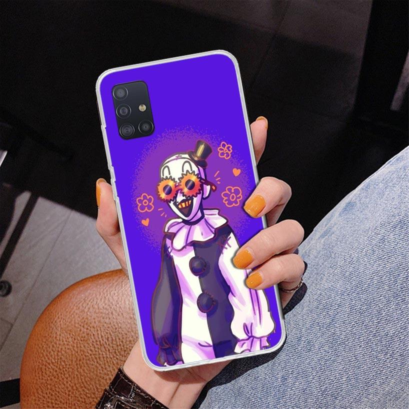 Horrorfilm Terrifier Handyhülle für Samsung Galaxy A52 A32 A22 A12 A51 A31 A50S A30S A20S A10S Note 20 Ultra 10 Plus S10 A72 A